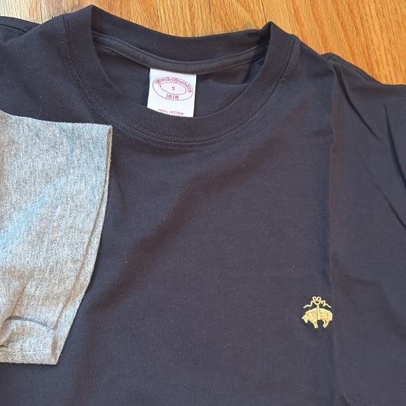 Gray and Black Brooks Brothers T-Shirts - Picture 3 of 3